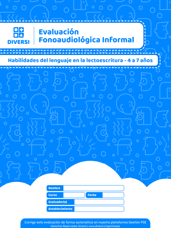 Evaluación Fonoaudiológica